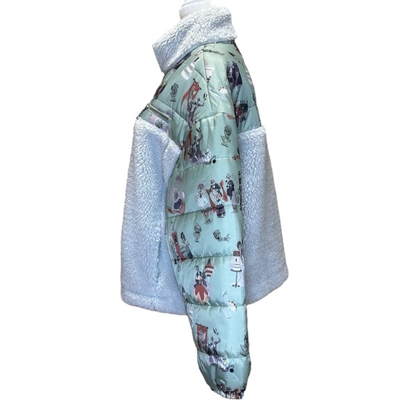 Disney Parks “The Haunted Mansion” Sherpa, Cropped Jacket - NWT, Size L, Multi - Picture 6 of 17